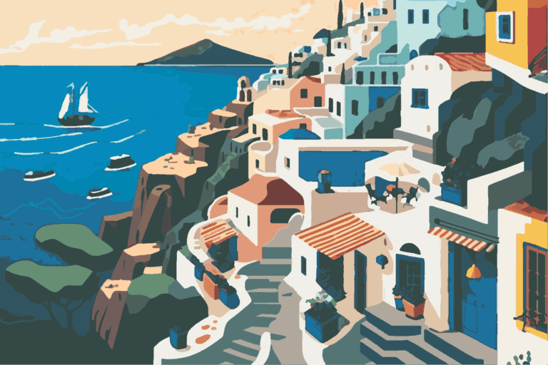 Paint by numbers kit with 36 Colors