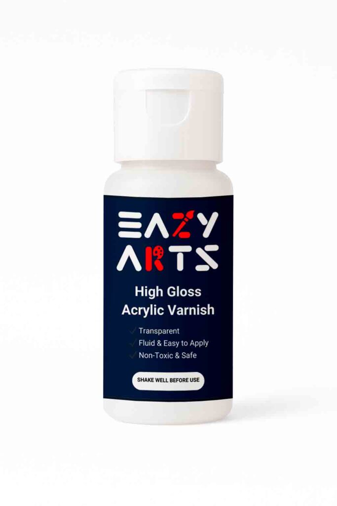 Eazy Arts Acrylic Vanish for glossy finish