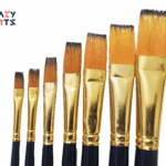 Eazy Arts Premium Flat Paint Brushes Set