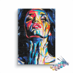 Women Abstract DIY Paint By Numbers kit