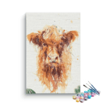 Baby CowDIY Paint By Numbers kit