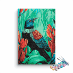 Bird Closeup DIY Paint by Numbers Kit