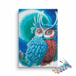Owl In Night Paint by Numbers Kit