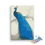 Peacock Paint by Numbers Kit