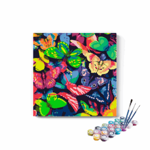 Butterflies Colorful Paint By Numbers Kit