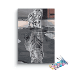 Cat As Tiger Paint by Numbers Kit
