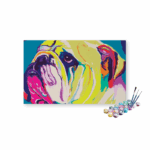 Dog Pitbull Abstract Paint By Numbers kit
