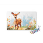 Baby Deer Standing Paint by Numbers Kit