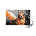 Colorful Rabbit Paint by Numbers Kit