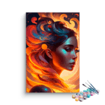 Beauty with Fire Paint by Numbers Kit
