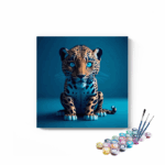 Baby Jaguar sitting Paint by Numbers Kit