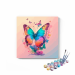 Colorful Butterflies Paint by Numbers Kit