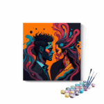 Colorful Couple Paint by Numbers Kit
