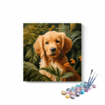Cute Lab puppy Paint by Numbers Kit
