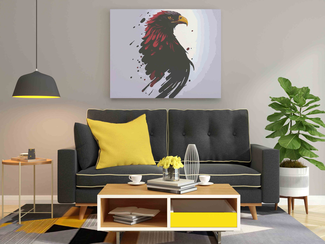 Eagle Art Paint by Numbers Kit - Image 2