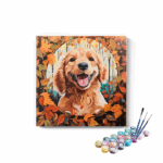 Puppy smiling Paint by Numbers Kit