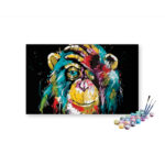 Vibrant Expression Monkey Paint by Numbers Kit