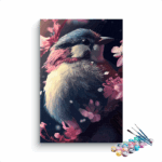 Cherry Blossom Bird Paint by Number Kit