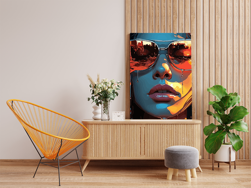 Urban Reflection Paint by Number Kit - Image 2