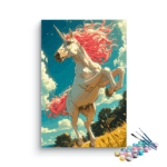 Majestic Unicorn Paint by Number Kit