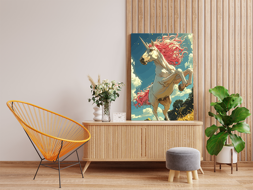 Majestic Unicorn Paint by Number Kit - Image 2