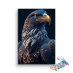 Regal Eagle Portrait Paint by Number Kit
