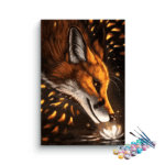 Enchanting Fox Portrait Paint by Numbers Kit