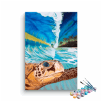 Serene Sea Turtle Paint by Numbers Kit