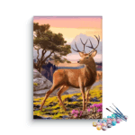 Majestic Deer at Dusk Paint by Numbers Kit
