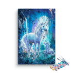 Enchanted Unicorns Paint by Numbers Kit