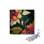 Stained Glass Hummingbird II Paint by Numbers Kit