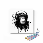 Urban Groove Monkey Paint by Numbers Kit