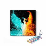 Dual Element Phoenix Paint by Numbers Kit
