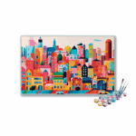 Modern Cityscape Paint by Numbers Kit