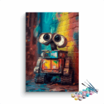 WALL-E’s Urban Adventure: Iconic Robot Paint by Numbers Kit