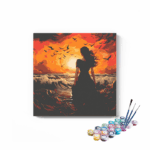 Ocean Sunset Solitude Paint by Numbers Kit