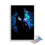 Blue Super Bike Paint By Numbers kit