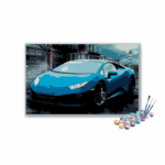 Blue Lamborghini Paint By Numbers kit