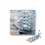 Pirate Ship Paint By Numbers kit