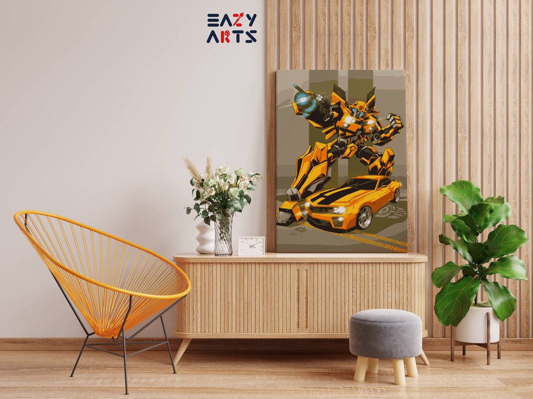 Bumble Bee Car Paint By Numbers kit - Image 2
