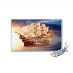 Majestic Sailing Ship Paint by Numbers Kit