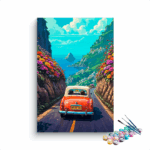 Scenic Coastal Drive Paint by Numbers Kit