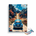 Blue Beetle Autumn Drive Paint by Numbers Kit
