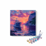 Luxury at Sunset Paint by Numbers Kit