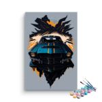 Retro Muscle Car Paint by Numbers Kit