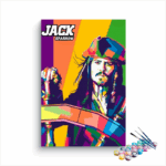 Jack Sparrow Sailing Paint By Numbers kit