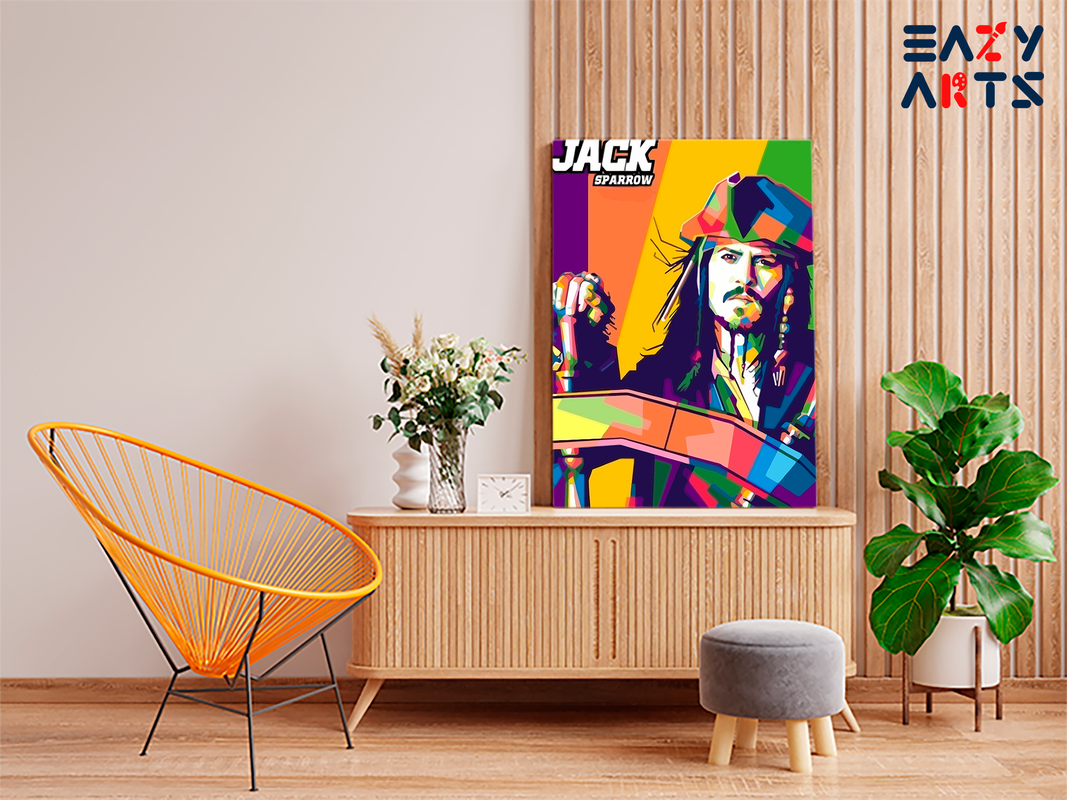 Jack Sparrow Sailing Paint By Numbers kit - Image 2
