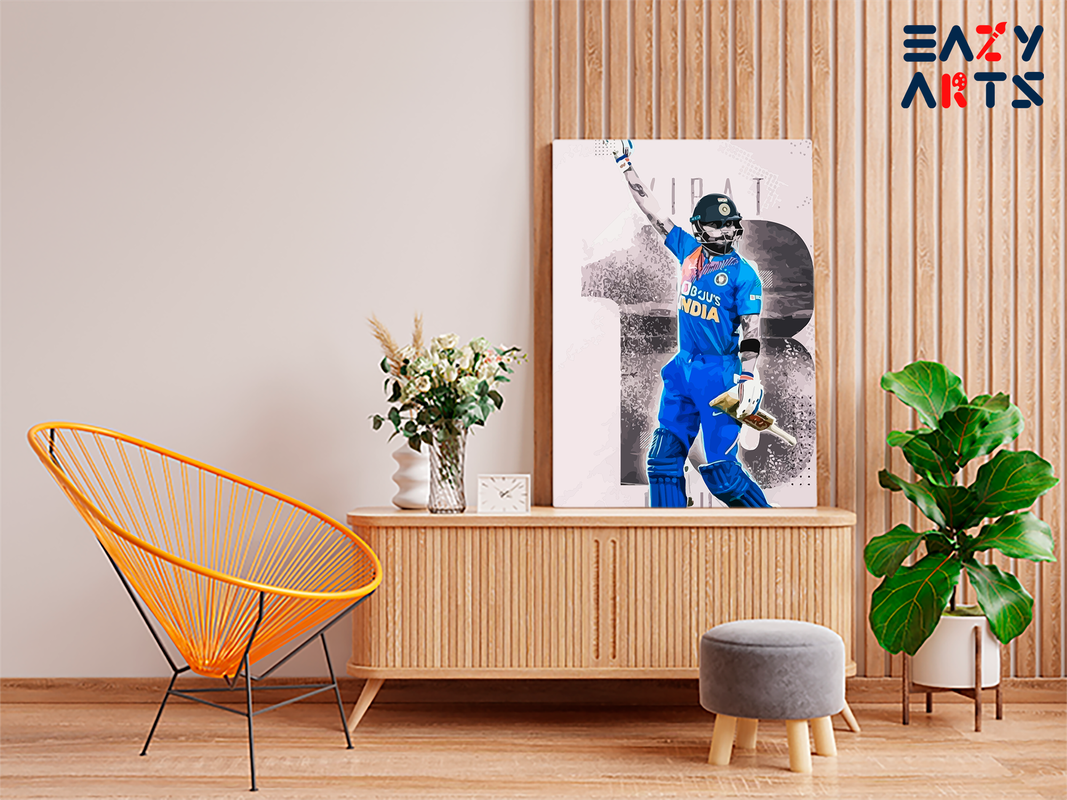 Virat Kohli 18 Paint By Numbers kit - Image 2