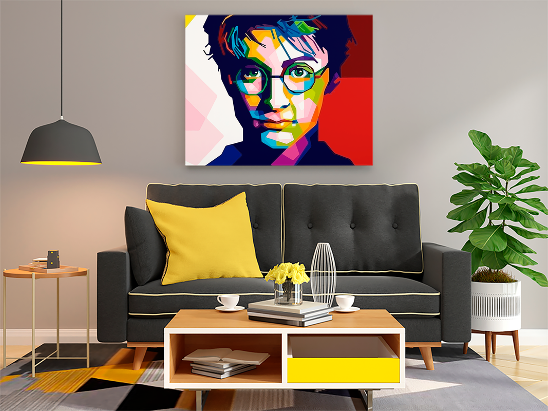 Harry Potter Abstract Paint By Numbers kit - Image 2