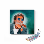 Super Star Rajnikant Stylish Paint By Numbers kit